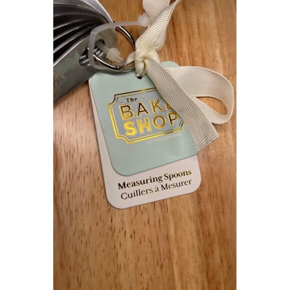 Measuring Spoon Set 8PC.‎ Pale Blue By Bake Shop NEW WITH TAGS! - Picture 2 of 3